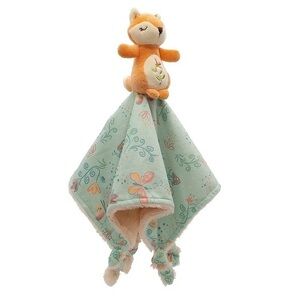 Mary Meyer Fairyland Forest Stuffed Animal Security Blanket 13 x 13Inches, Fox